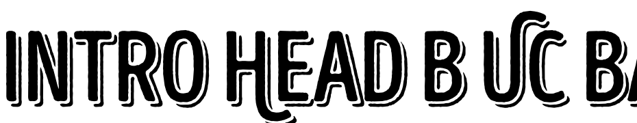 Intro Head B UC Base Shade Font Download Free